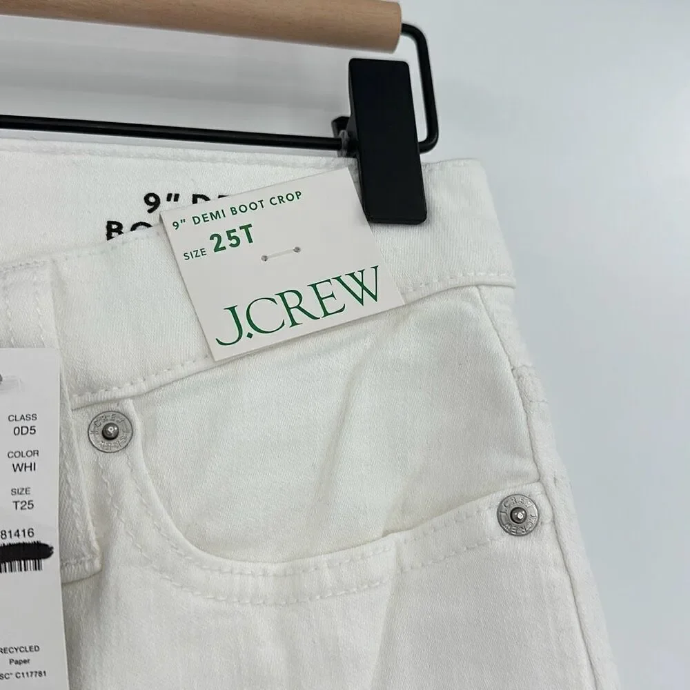 NWT J. Crew Womens White 9